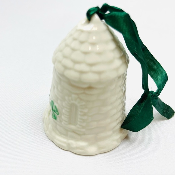 Vintage Belleek 2nd Edition Irish Round Tower Ornament - Picture 5 of 9